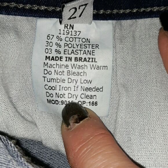 Soft Surroundings Beija Flor Skinny Jeans Size 27 - Picture 7 of 8